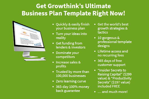 Growthink's Ultimate Business Plan Template