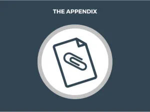 appendix business plan