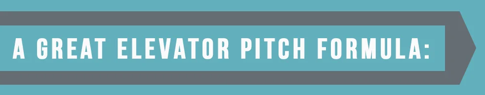 elevator pitch formula