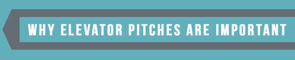 importance of elevator pitch
