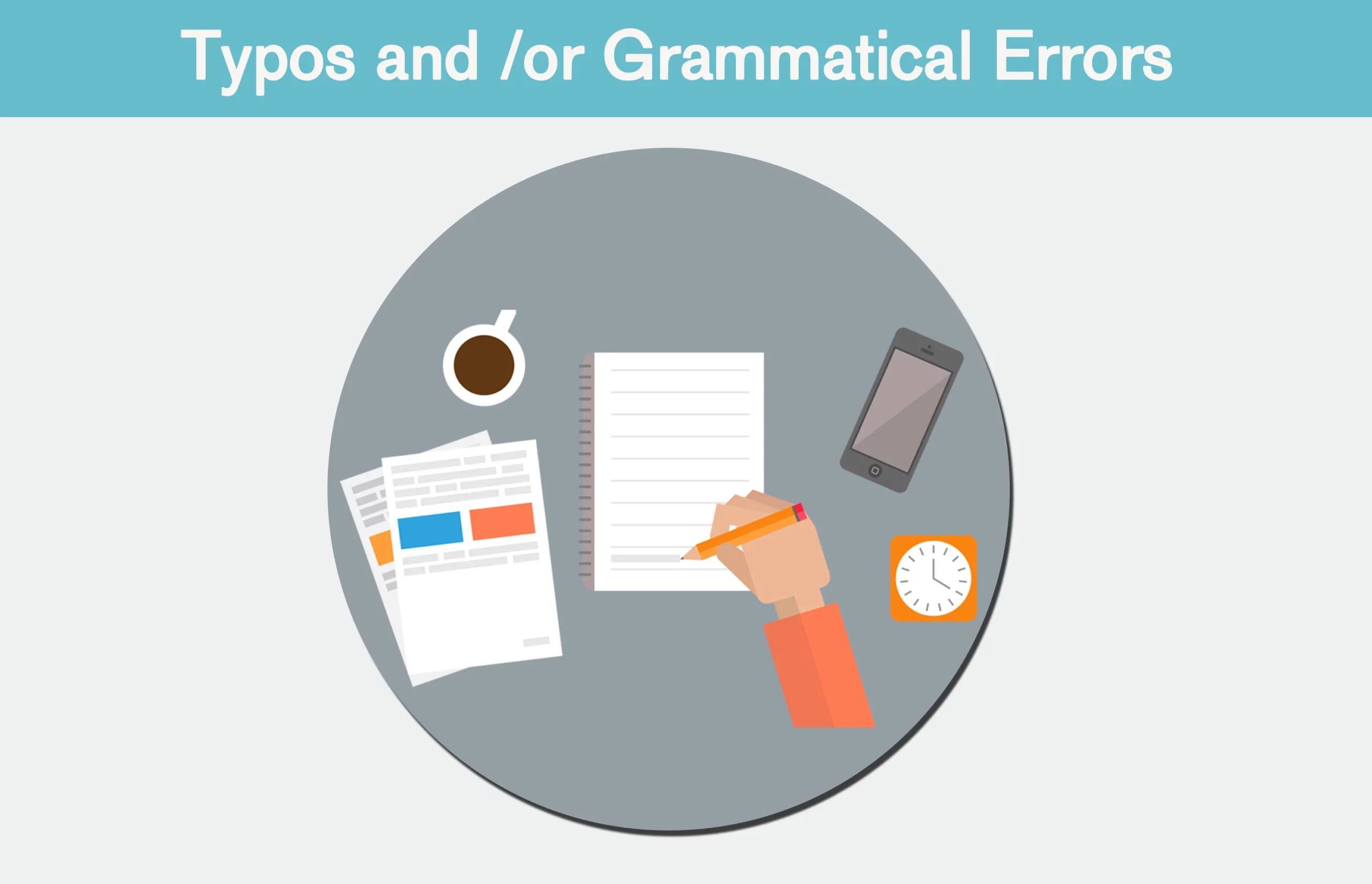 typos and grammatical errors